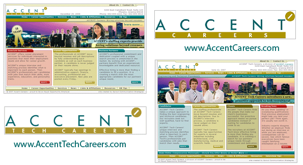 Accent Careers and Accent Tech Careers: temporary staffing or job placement in Arizona